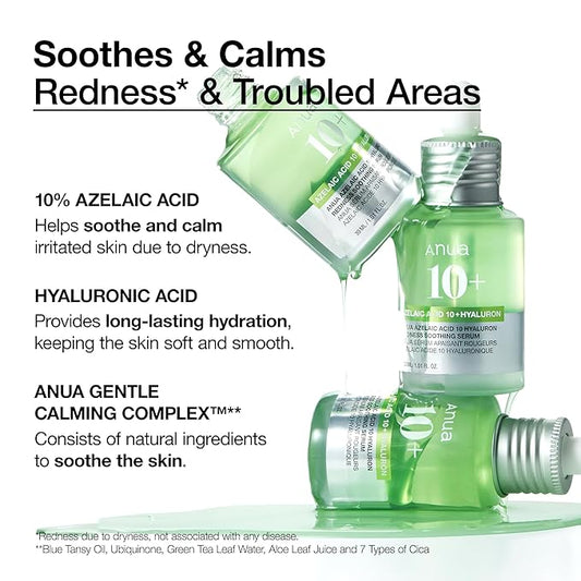 Anua - Azelaic Acid 10 Hyaluron Redness Soothing Serum (30ml)