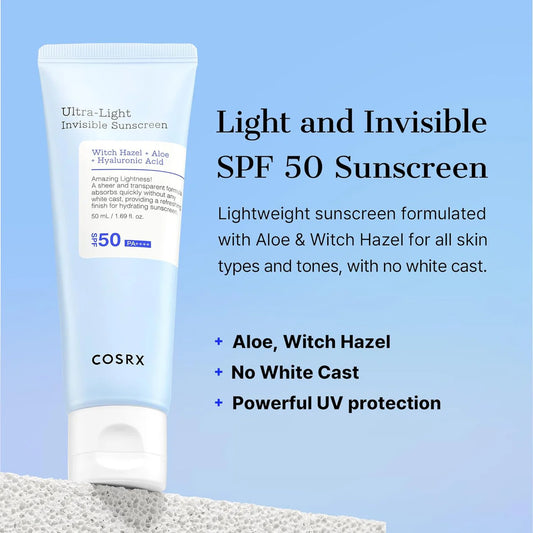 Cosrx - Ultra Light Invisible Sunscreen (50ml)
