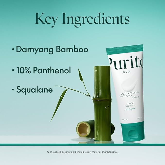 Purito - Mighty Bamboo Panthenol Cream (100ml)