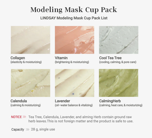 Lindsay - Modeling Mask Cup Pack (28g)