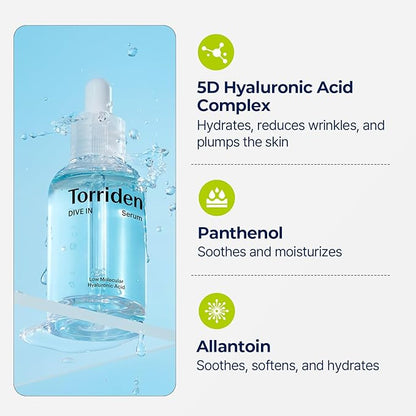 Torriden- DIVE-IN Low Molecule Hyaluronic Acid Serum (50ml)